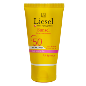 کرم ضد آفتاب بی رنگ SPF 50 سانسل لایسل مناسب پوست خشک و نرمال