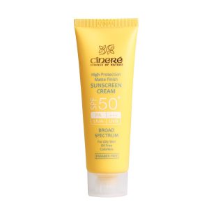 کرم ضد آفتاب سینره SPF50 مناسب پوست چرب