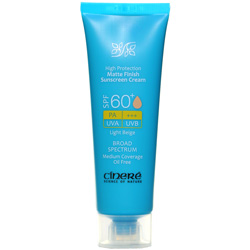 کرم ضد آفتاب رنگی SPF60 سینره