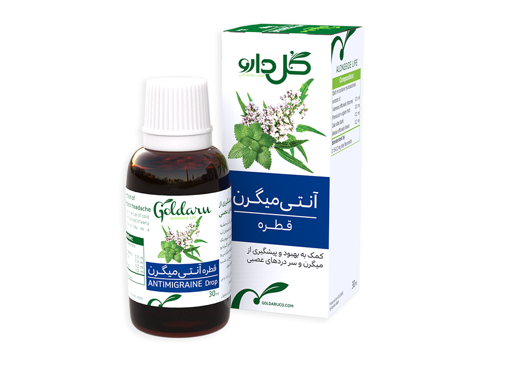 قطره آنتی میگرن گل دارو