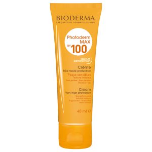 کرم ضد آفتاب بی رنگ SPF100 بیودرما مدل Photoderm Max