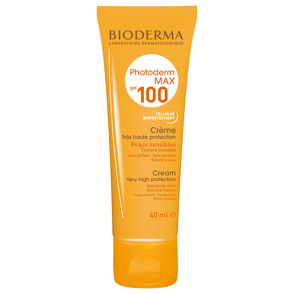 کرم ضد آفتاب بی رنگ SPF100 بیودرما مدل Photoderm Max