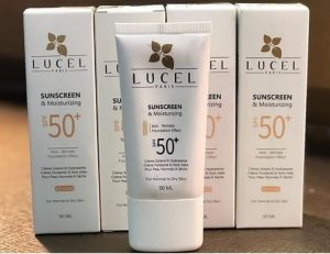 کرم ضد آفتاب رنگی لوسل مناسب پوست خشک و معمولی SPF50