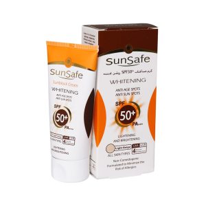 کرم ضد آفتاب روشن کننده SPF50 سان سیف