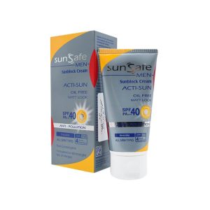 کرم ضد آفتاب آقایان spf40 سان سیف