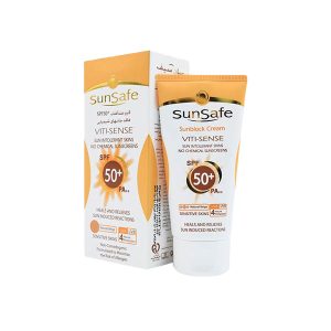 کرم ضد آفتاب رنگی SPF50 سان سیف مدل Viti-Sense