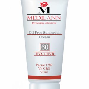 کرم ضد آفتاب رنگی SPF60 بدون چربی مدیلن