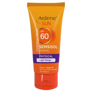 کرم ضد آفتاب رنگی SPF60 فیزیکال آردن مدل Sensisol - بژ روشن