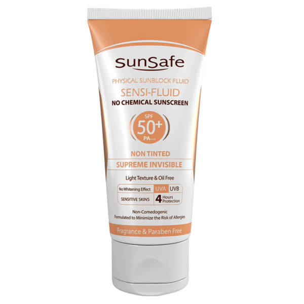 کرم ضد آفتاب سان سیف مدل سنسی فلوئید +SPF 50