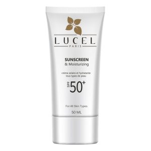 کرم ضد آفتاب و مرطوب کننده بی رنگ SPF 50 لوسل