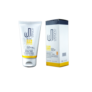 کرم ضد آفتاب فاقد چربی دلانو رنگ بژ طبیعی SPF+50