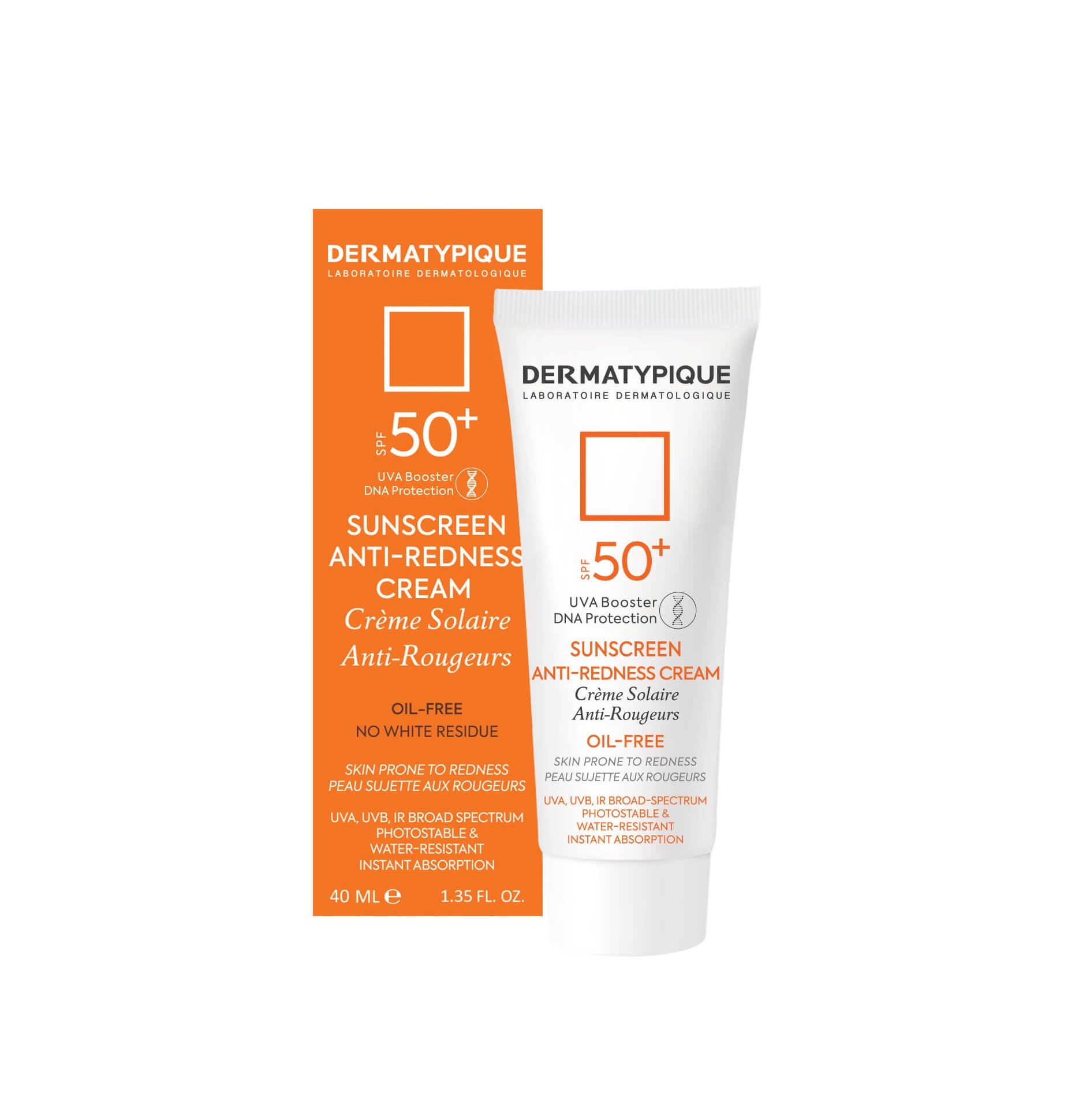 کرم ضد آفتاب و ضد قرمزی SPF50 درماتیپیک