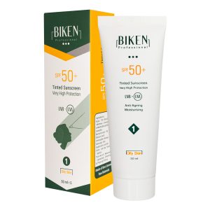 کرم ضد آفتاب رنگی +SPF50 پوست چرب بیکن