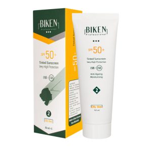 کرم ضد آفتاب رنگی +SPF50 پوست چرب بیکن