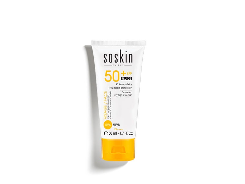 کرم ضد آفتاب بی رنگ ساسکین SPF 50