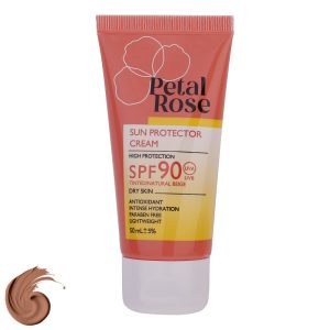 کرم ضد آفتاب پوست خشک SPF90 پتال رز 50 میلی لیتر